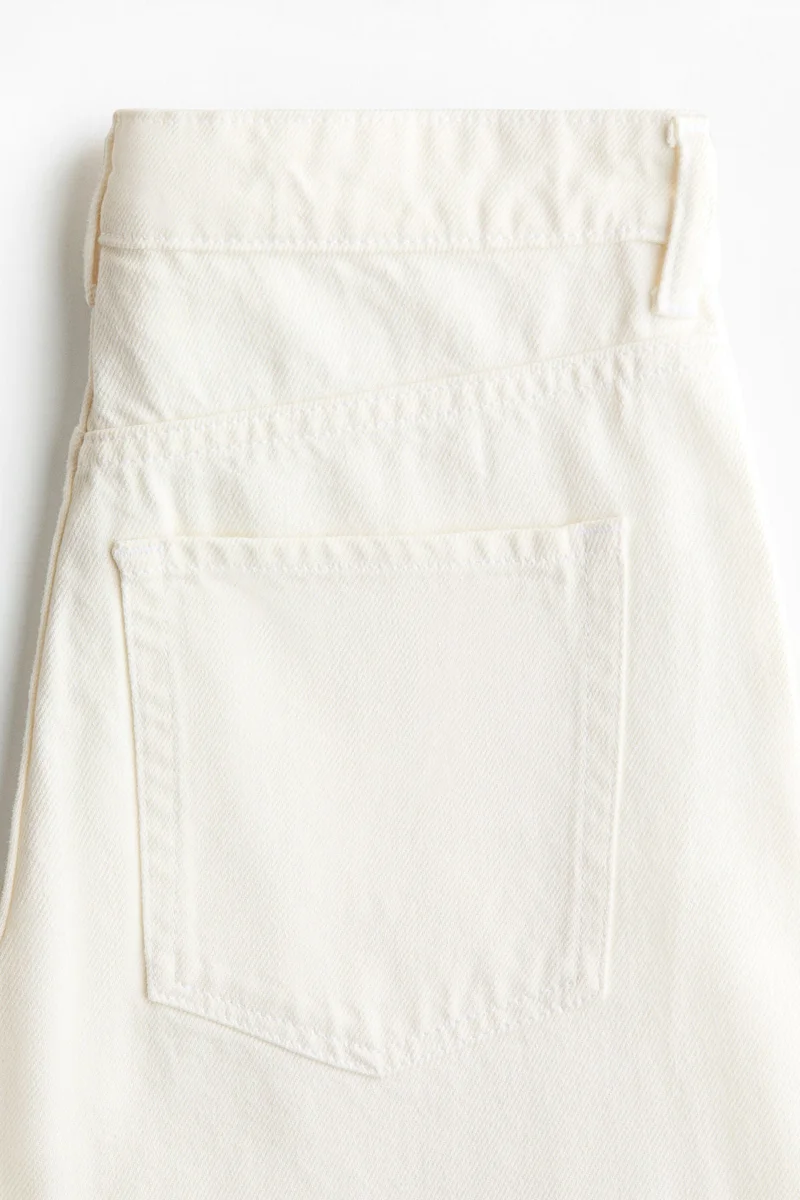 اتش اند ام جينز واسع بقصّة خصر عالية